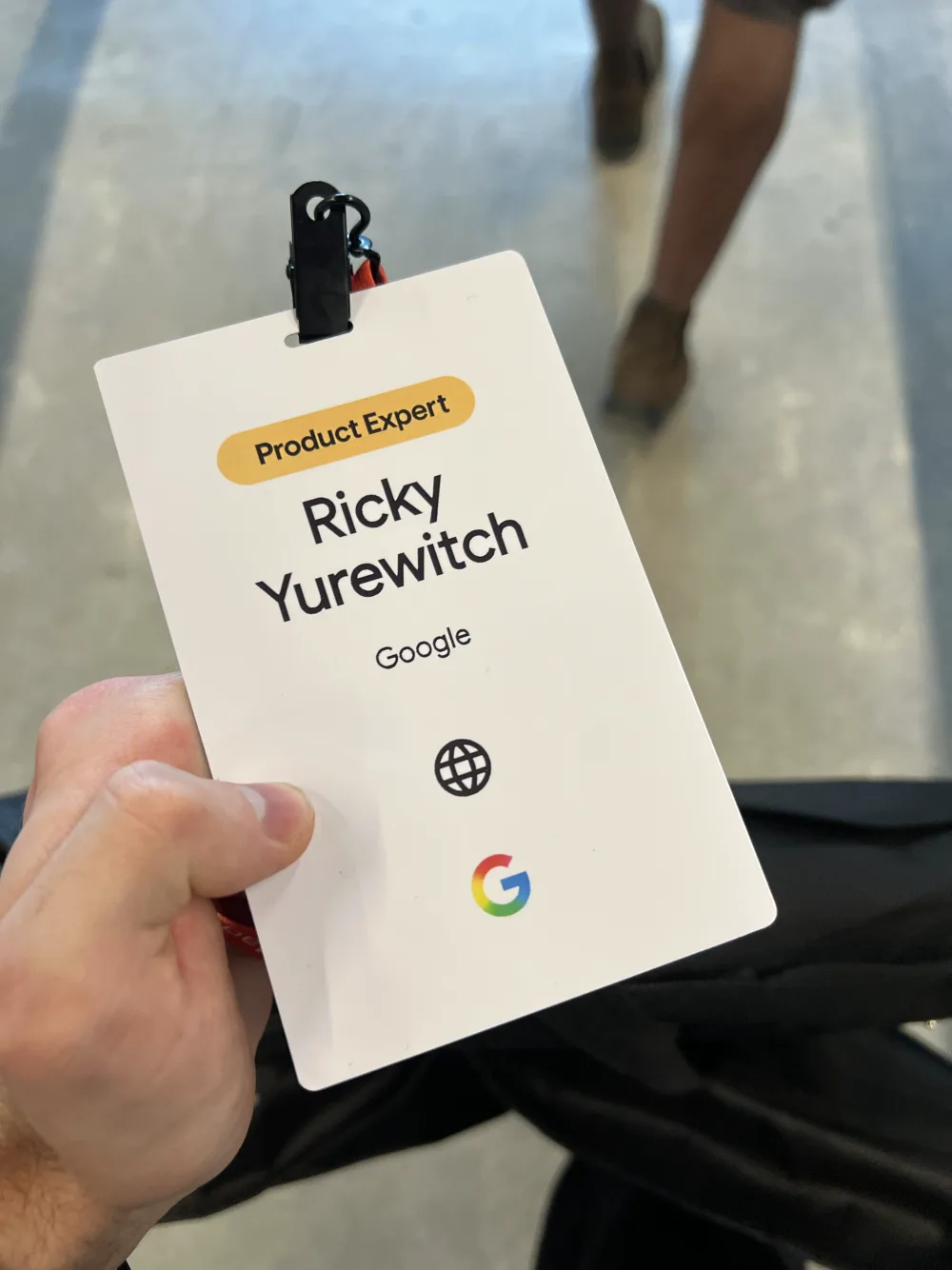 My Made By Google badge: Product Expert, Ricky Yurewitch, Google