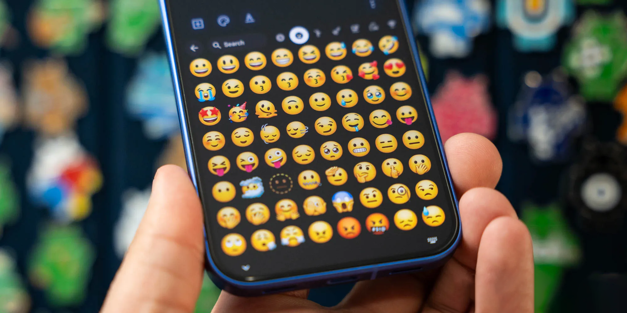 Leaked Android 17 build showing the redesigned set in the system keyboard